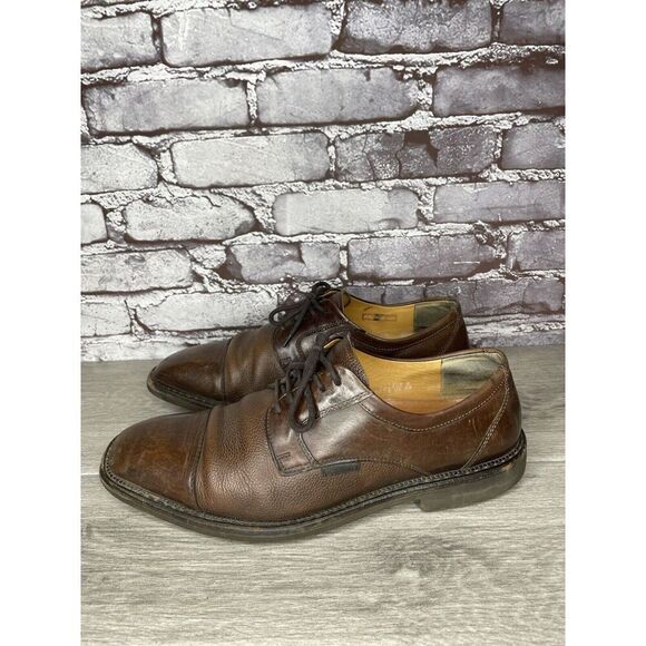 Mephisto Goodyear Welt Brown Leather Oxfords Cap Toe Shoes Men’s Sz 9.5M US/43EU main image 16